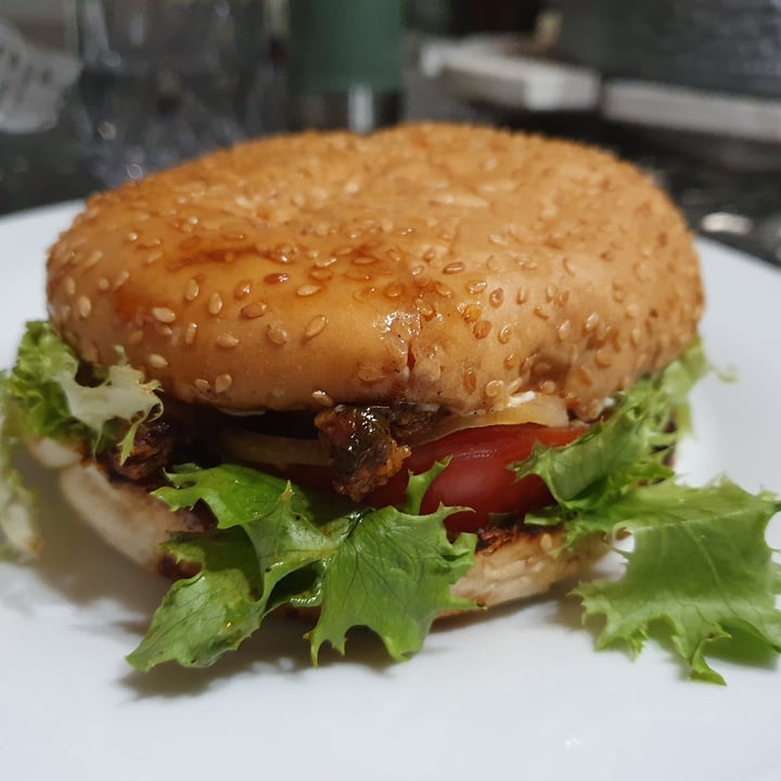 review photo of Vegan Streetfood Deli - Obs Ribz burger shared by @aspatat on 24 May 2022 - review