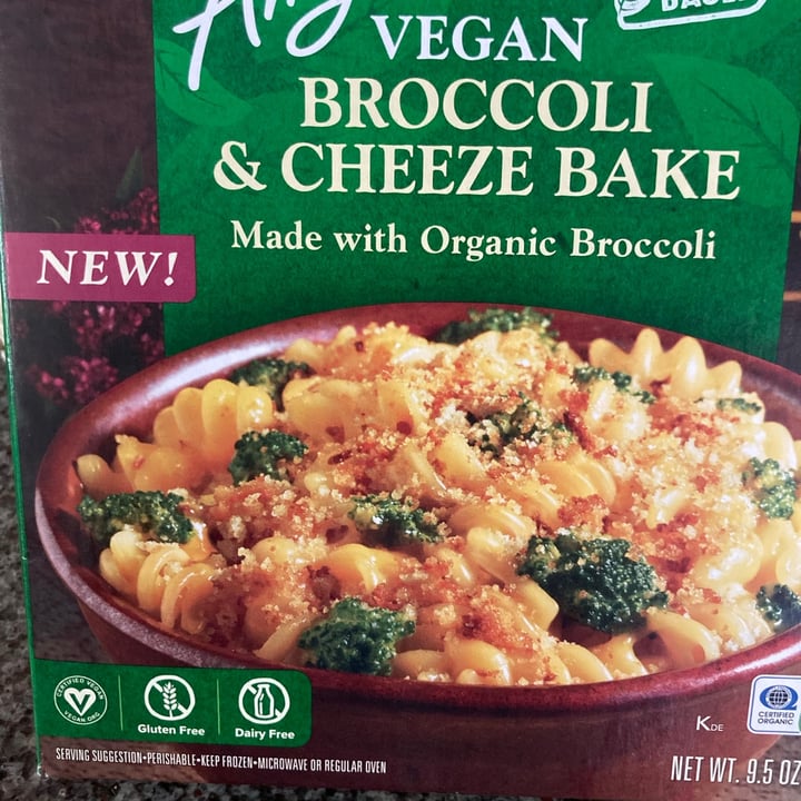 photo of Amy’s Amy’s vegan broccoli & cheese bake shared by @grahamcrackerv on  20 Mar 2021 - review