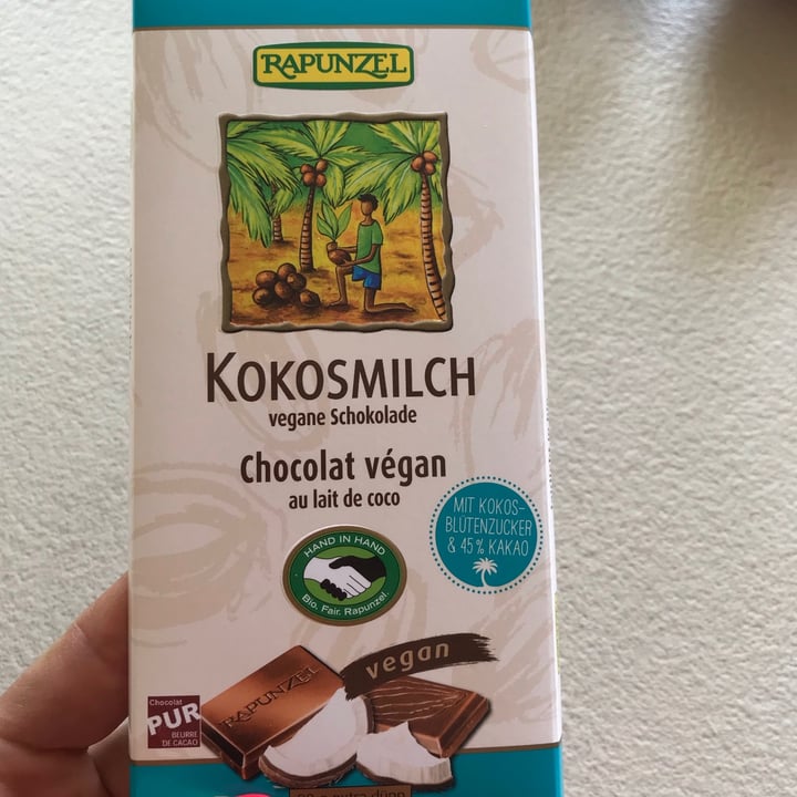 photo of Rapunzel Chocolate Kokosmilch shared by @rebeljana on  26 Apr 2021 - review