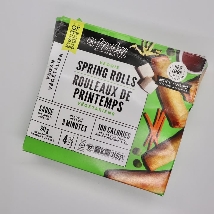 photo of Lucky Foods Veggie Spring Rolls shared by @kaylabear on  20 Nov 2020 - review