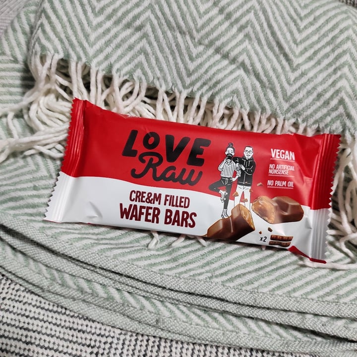 photo of LoveRaw Cre&m Filled Wafer Bars shared by @thekindseed on  31 Oct 2021 - review