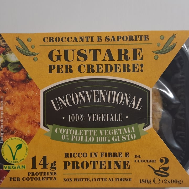 photo of Unconventional Cotolette Vegetali 0% Pollo 100% Gusto shared by @iaiastruck on  05 Dec 2022 - review