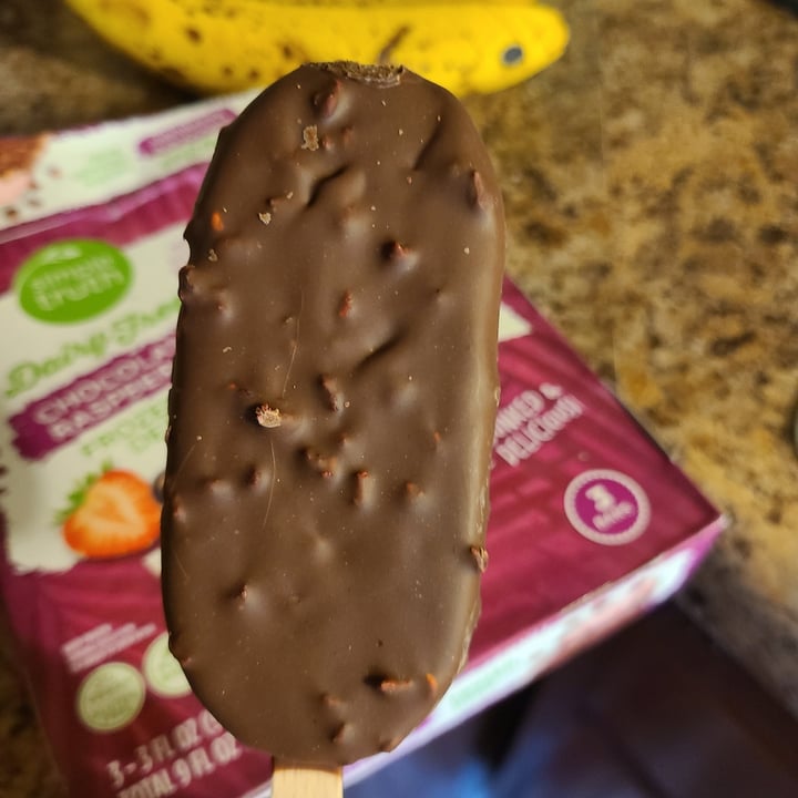 photo of Simple Truth Dairy Free Chocolate Raspberry Frozen Dessert Bars shared by @heidid on  04 Jun 2022 - review