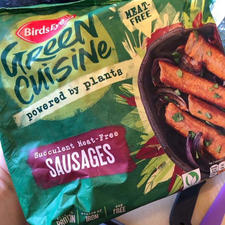 photo of BirdsEye Green cuisine sausages shared by @cloudnineberry on  04 Oct 2021 - review