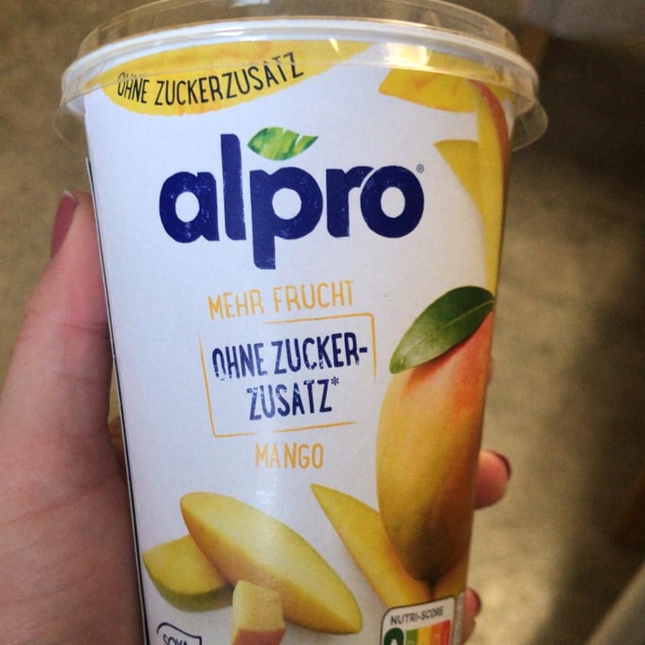 photo of Alpro Mango Yogurt (No Added Sugars) shared by @findloory on  26 Jan 2021 - review