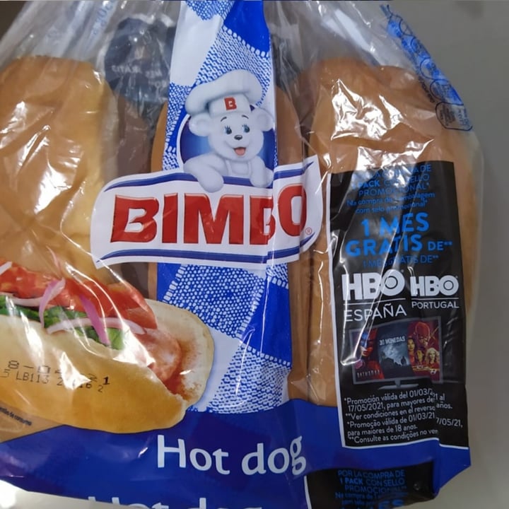 photo of Bimbo Pan hot dog shared by @vegan-ana on  07 May 2021 - review