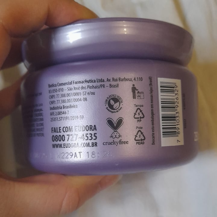 review photo of Eudora siàge Máscara Antiquebra shared by @pietra04 on 13 Dec 2022 - review