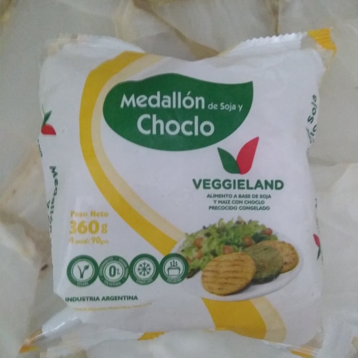photo of Veggieland Medallón de soja Y Choclo shared by @noraland on  21 Feb 2022 - review
