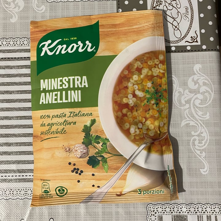photo of Knorr Minestra Anellini shared by @giorgiasalsii on  21 Nov 2022 - review