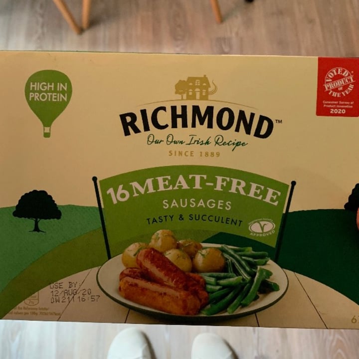 review photo of Richmond Richmond Meat Free Sausages shared by @aliceboneham on 29 Sep 2020 - review