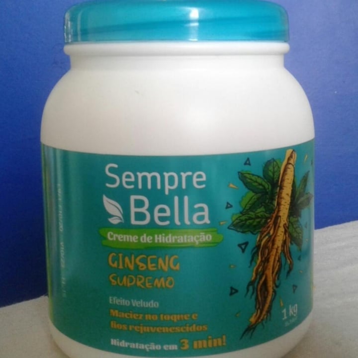 photo of Sempre Bella Creme de hidratação Ginseng shared by @claudiaoliveira on  23 Apr 2022 - review