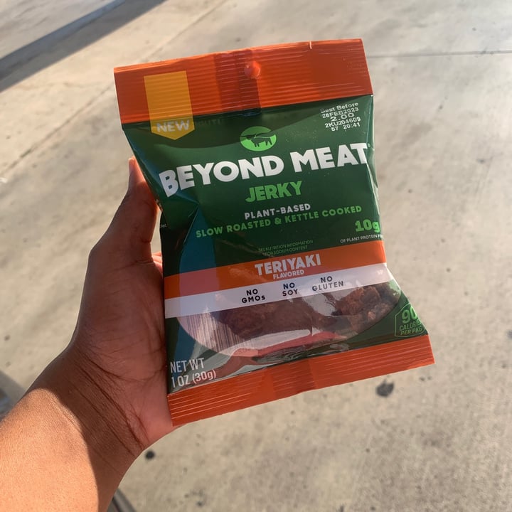 photo of Beyond Meat Teriyaki Jerky shared by @planttemptations on  01 Jul 2022 - review