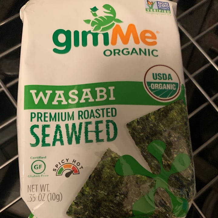 photo of Gimme Organic Wasabi Roasted Seaweed shared by @jeremytheape on  28 Oct 2022 - review