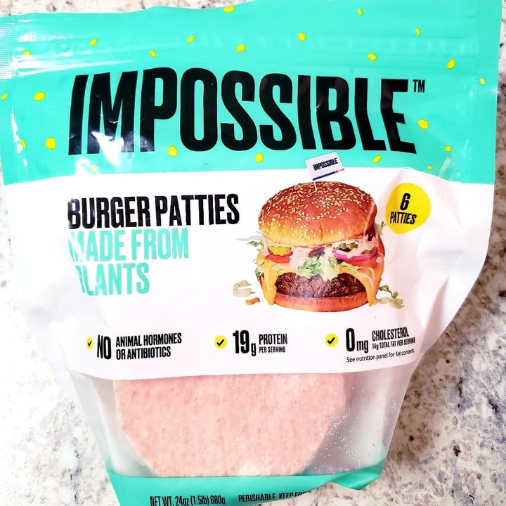 photo of Impossible Foods Impossible Burger Patties shared by @veganmeg on  14 Sep 2021 - review