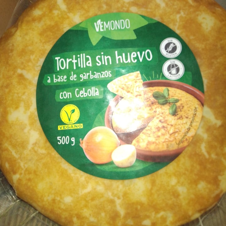 photo of Vemondo Tortilla sin huevo a base de garbanzos y cebolla shared by @sofixmartin on  31 Jul 2021 - review