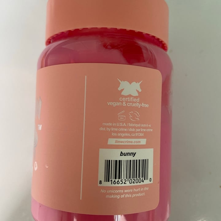review photo of Lime Crime Unicorn Hair Bunny shared by @marianamontanozv on 03 Jun 2021 - review