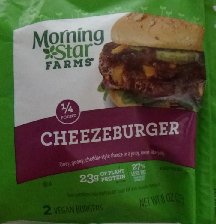 photo of MorningStar Farms Cheezeburger shared by @feelideal on  12 Jan 2020 - review