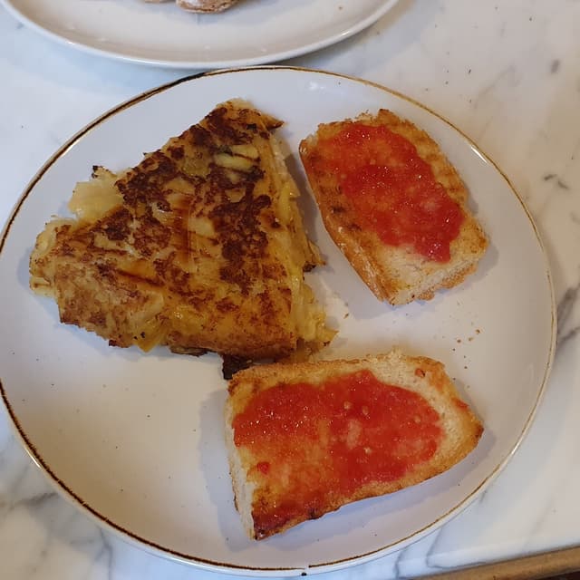 Photo du plat “Tortilla de calçots”