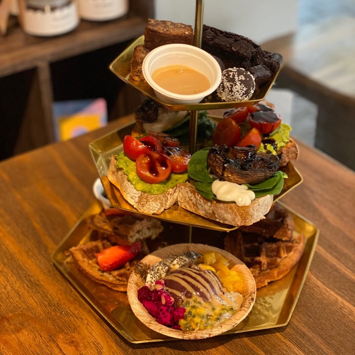 photo of The Oatberry Cafe High tea set shared by @cocothekoala on  28 Apr 2021 - review