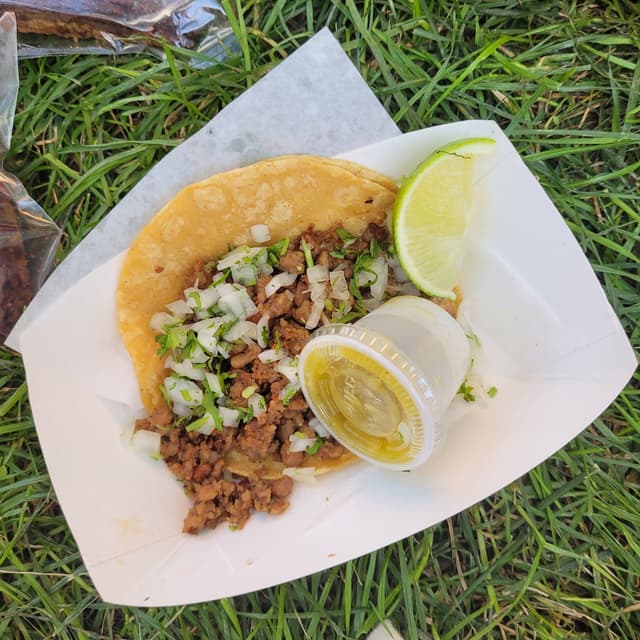 Foto do prato “Vegan Carne Asada Taco”
