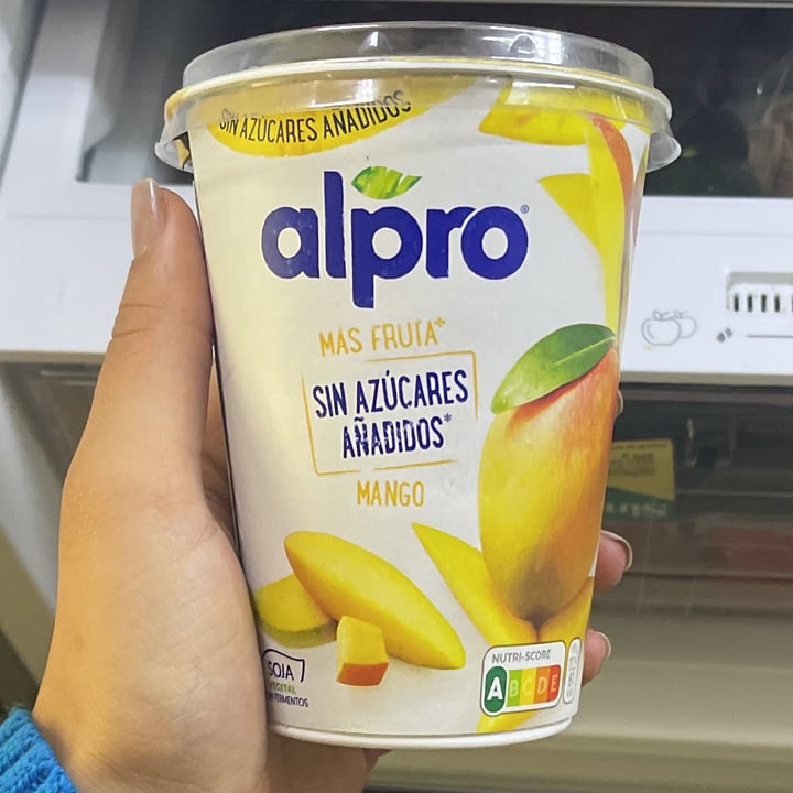 photo of Alpro Mango Yogurt (No Added Sugars) shared by @saanvaquero on  26 Feb 2022 - review