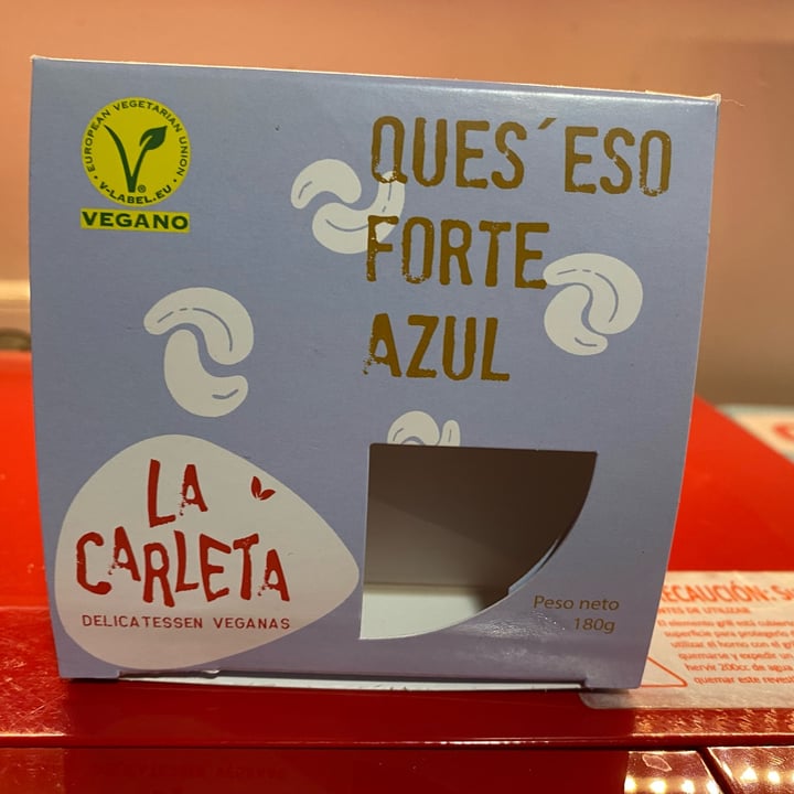 photo of La Carleta Ques'eso Forte Azul shared by @gateravegana on  19 Nov 2021 - review