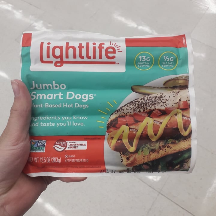 review photo of Lightlife Jumbo Smart Dogs shared by @chiaravegan on 28 Dec 2021 - review