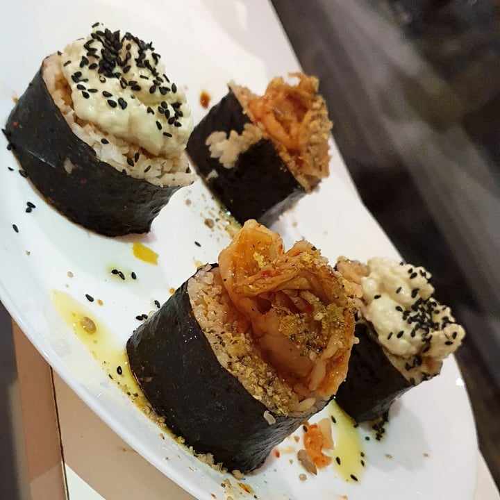 photo of Vegan Yes Shoreditch Kimbap shared by @veganwop on  19 Sep 2020 - review