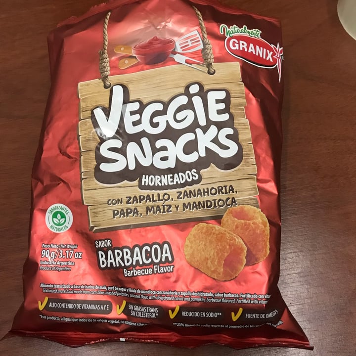 photo of Granix Veggie Snacks Sabor Barbacoa shared by @jordanamicol on  17 Feb 2022 - review