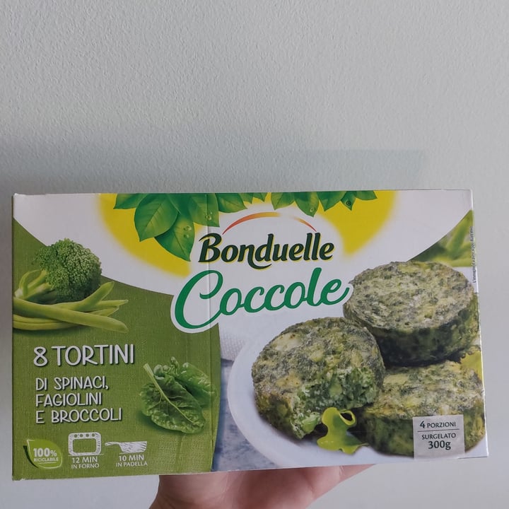 photo of Bonduelle Tortini Spinaci Fagiolini E Broccoli shared by @inesdimiceli on  12 Jun 2022 - review