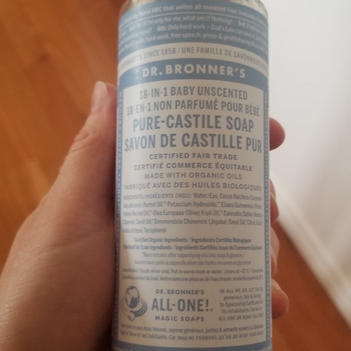 photo of Dr. Bronner's 18 in 1 baby mild- Pure castile soap shared by @ashliess on  30 Jun 2021 - review