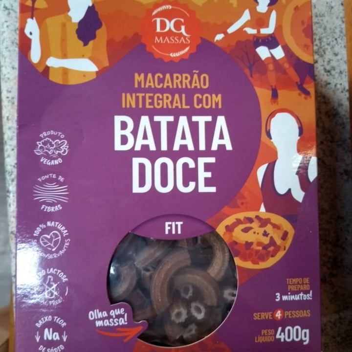 photo of DG Massas Macarrão Integral com Batata Doce shared by @darlanmacedo on  12 Jul 2022 - review