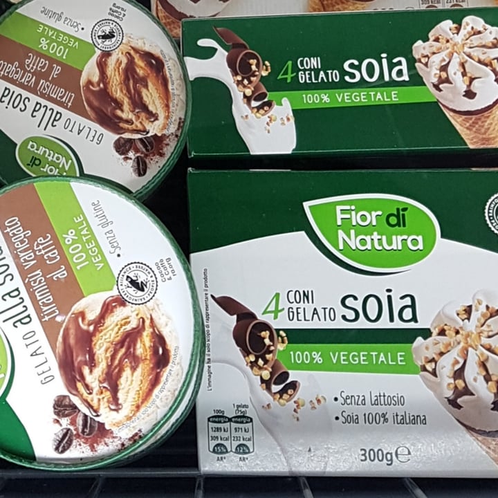 photo of Fior di Natura 4 coni gelato soia shared by @domiarale on  07 Jun 2021 - review