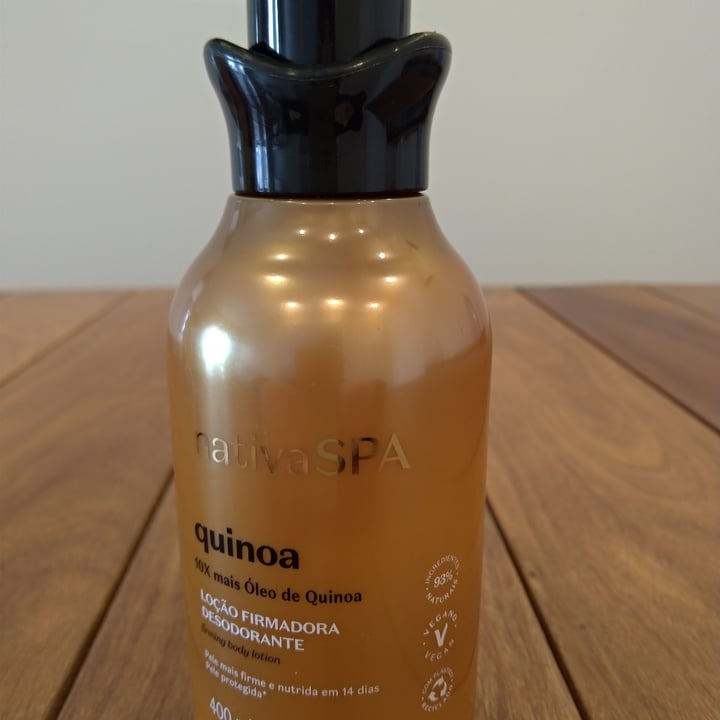 review photo of O Boticário Loção Firmadora Desodorante Quinoa Nativa Spa O Boticário shared by @andreiajss on 11 Oct 2022 - review