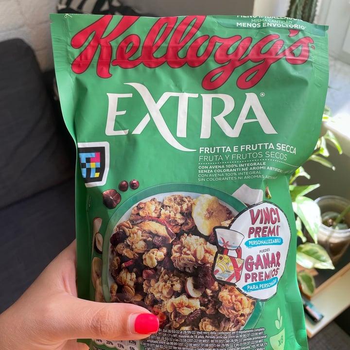 photo of Kellogg Kellogg’s extra frutta e frutta secca shared by @laricettaveg on  18 Jun 2022 - review