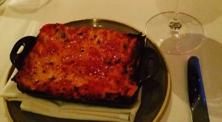 photo of Crossroads Kitchen Lasagna shared by @vegohvegan on  03 Jul 2019 - review