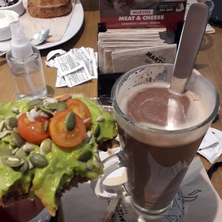 review photo of Café Martínez Submarino con leche de almendras shared by @josejesica on 05 Jul 2021 - review