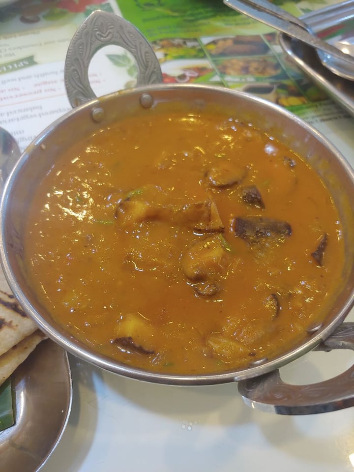 photo of Greenleaf Cafe Pte Ltd Mushroom masala shared by @vegananu on  01 Mar 2020 - review
