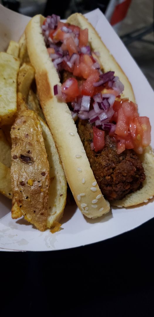 photo of Vegarum Falafel Hot Dog shared by @katiardz on  13 Dec 2019 - review