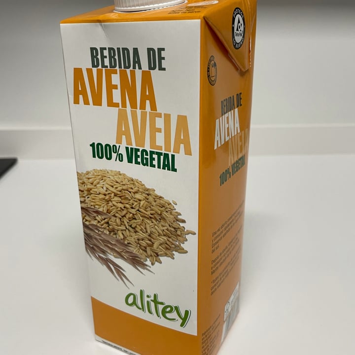 photo of Alitey Bebida de avena 100% vegetal shared by @tamara-stiz on  12 Jan 2022 - review
