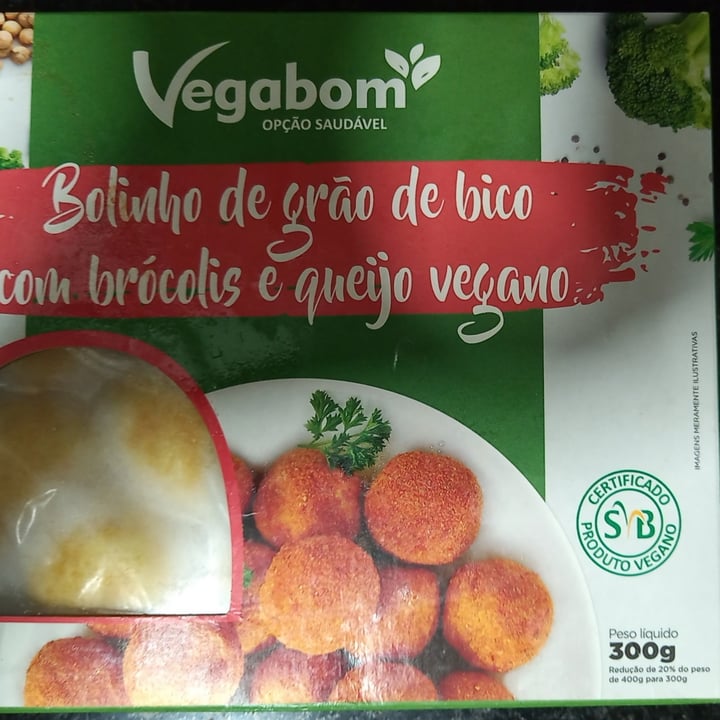 photo of Vegabom Bolinho de grão de bico com brócolis e queijo vegano shared by @tibaimperio on  23 Apr 2022 - review