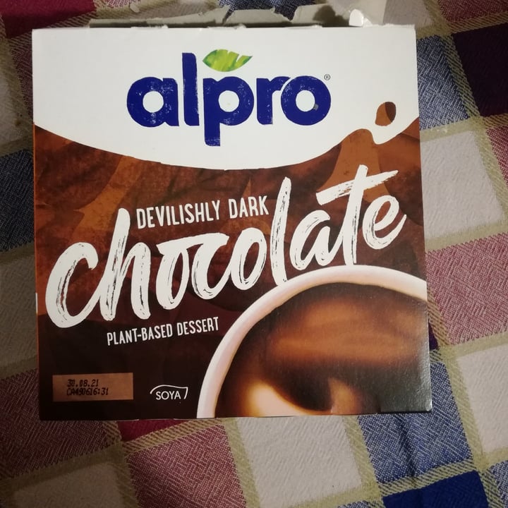 review photo of Alpro Devilishly Dark Chocolate Plant-based Dessert shared by @chiaraaag on 18 Feb 2021 - review
