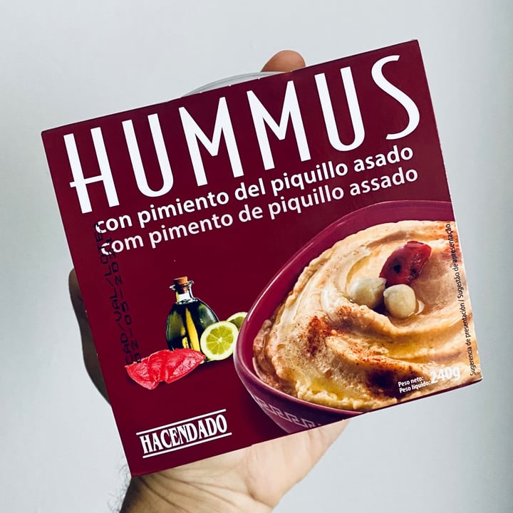 photo of Hacendado Hummus con Pimiento del Piquillo Asado shared by @mikelpro on  11 Apr 2021 - review