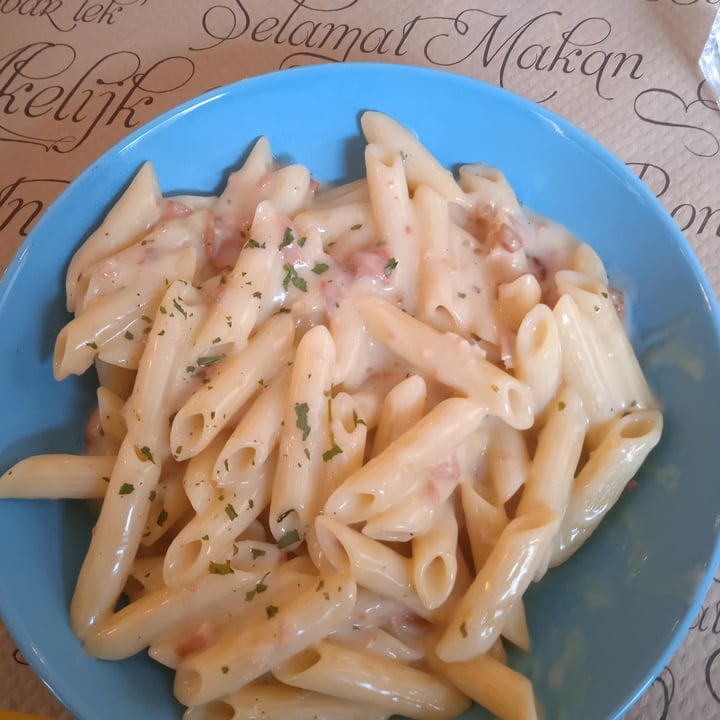 review photo of La Factoría Vegana Café-Bar Pasta Con Jamón Y Queso shared by @sergiopontes on 15 Dec 2022 - review