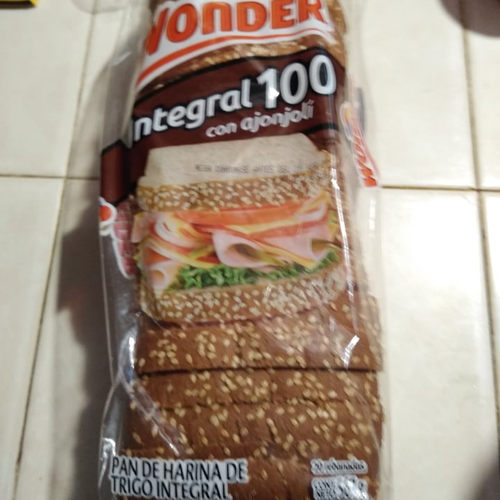 photo of Wonder Pan integral 100 con ajonjolí shared by @karlos2021 on  27 Sep 2021 - review