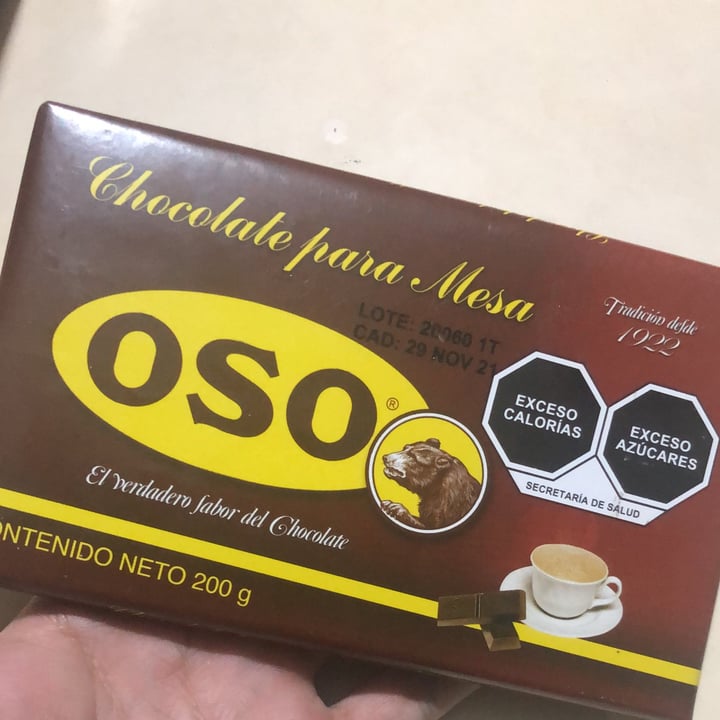 photo of Oso Chocolate para mesa shared by @bluejavexx on  04 Mar 2021 - review