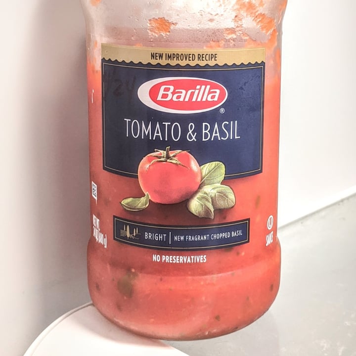 photo of Barilla Tomato Basil shared by @skatmandu7 on  30 Apr 2020 - review