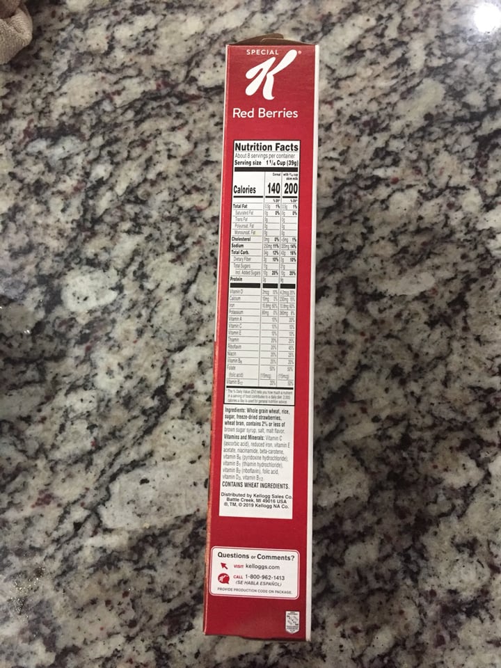 photo of Kellogg Special K Red Berries shared by @rachel0211 on  29 Jun 2019 - review