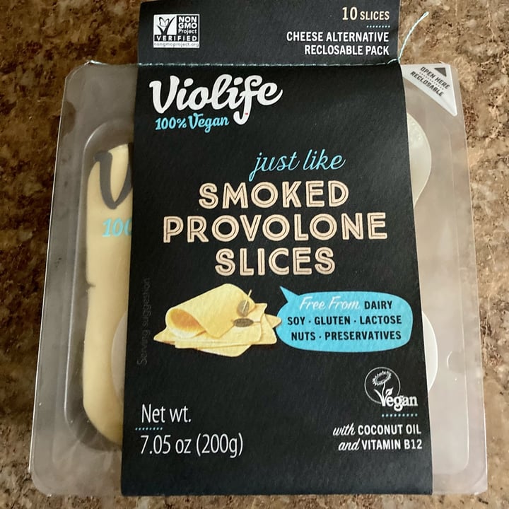 review photo of Violife Smoked Provolone Slices shared by @plantbase6 on 06 Oct 2021 - review