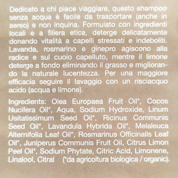 photo of La Saponaria Doccia shampoo solido ai Semi di lino shared by @kkami-sama on  05 Oct 2020 - review